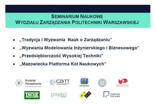 Podziękowanie za udział w Seminarium Naukowym Podziękowanie za udział w Seminarium Naukowym
