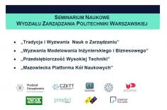 Seminarium Naukowe Seminarium Naukowe